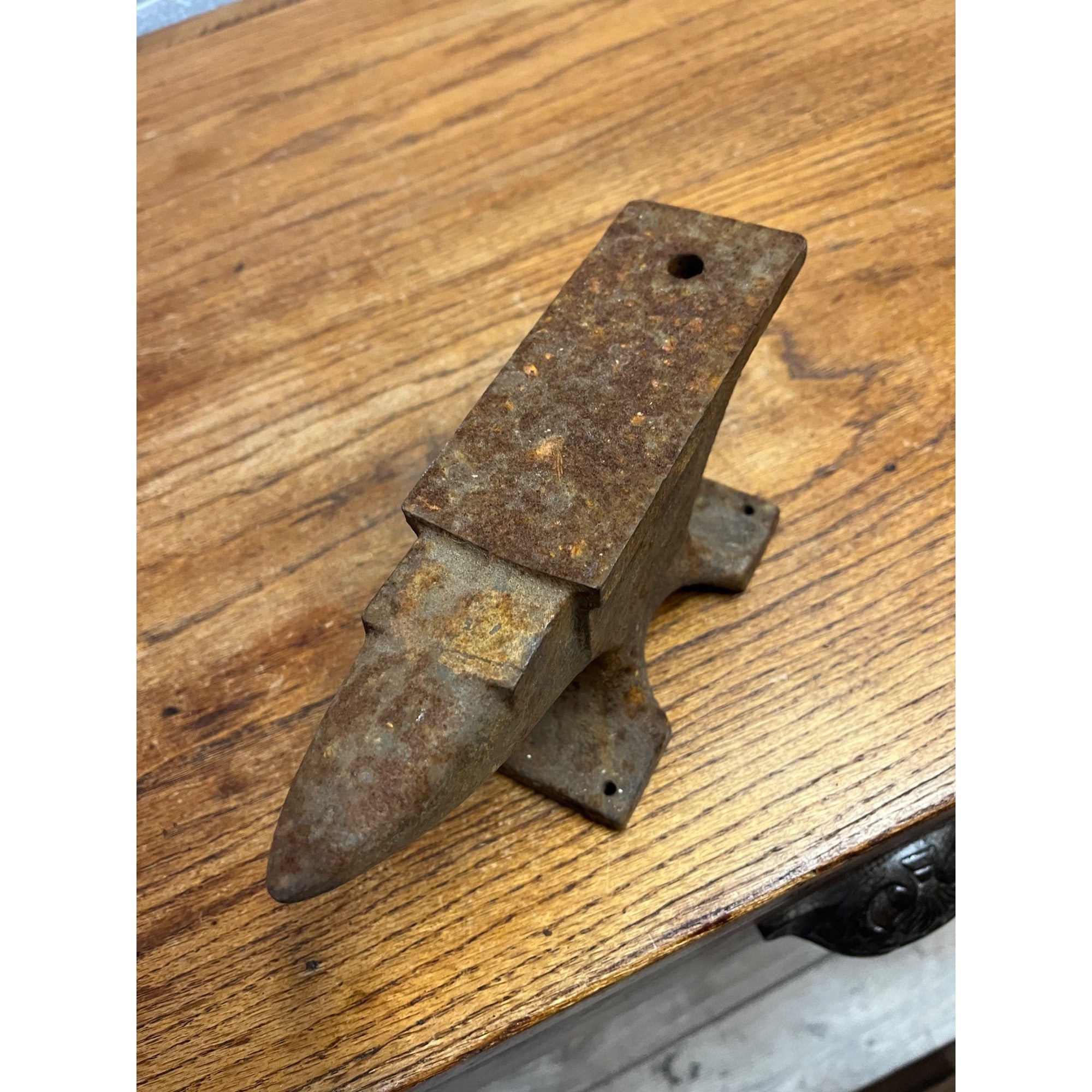 Antique Vintage Bench Anvil Tinsmith Machinist Jeweler Small 8” Long