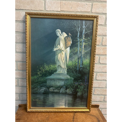 Don Kloetzke "Angel on My Shoulder" Signed Numbered Framed Art Print