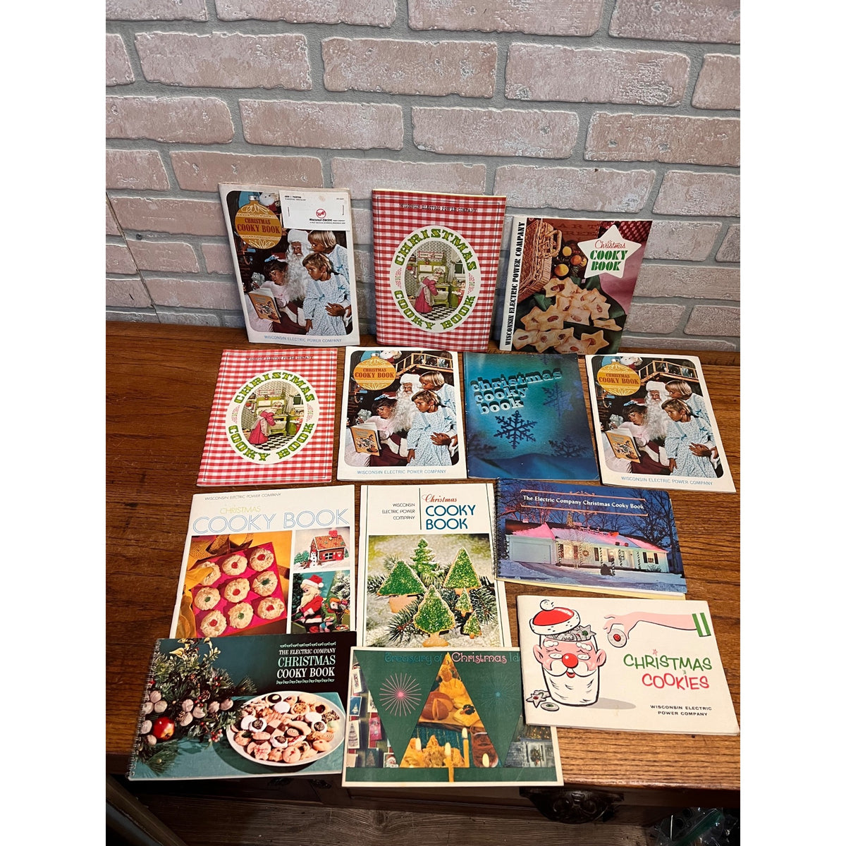 Vintage Wisconsin Electric Power Company Christmas Cooky Book Cookie Recipes Lot