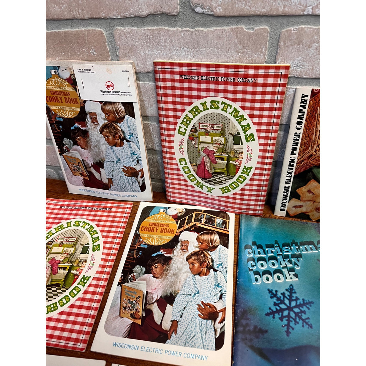 Vintage Wisconsin Electric Power Company Christmas Cooky Book Cookie Recipes Lot