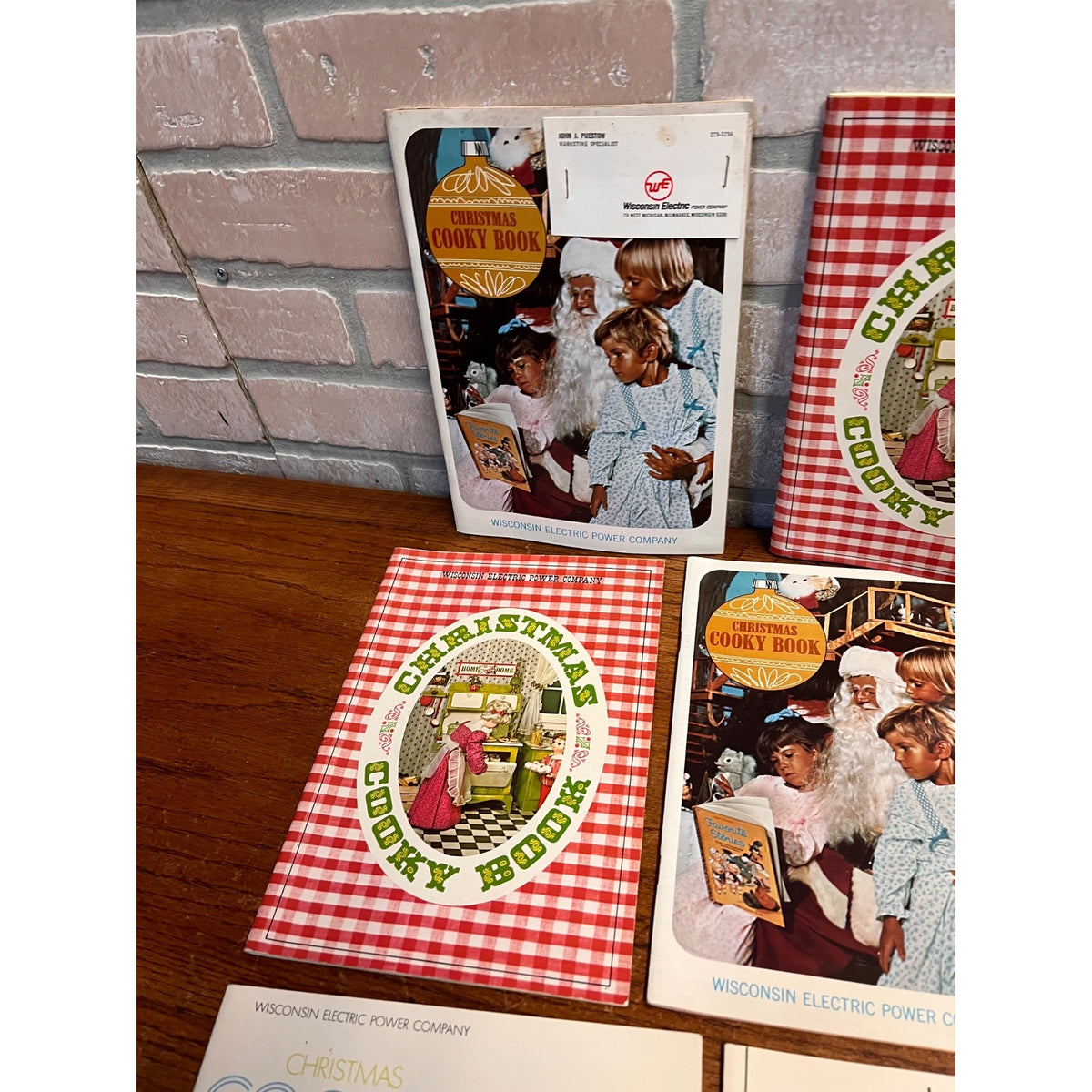 Vintage Wisconsin Electric Power Company Christmas Cooky Book Cookie Recipes Lot