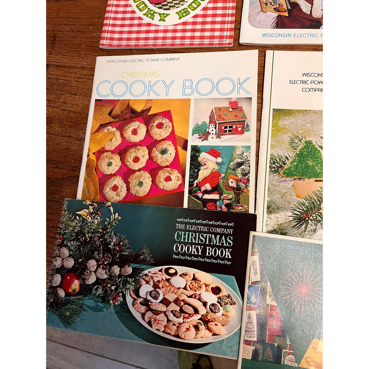 Vintage Wisconsin Electric Power Company Christmas Cooky Book Cookie Recipes Lot