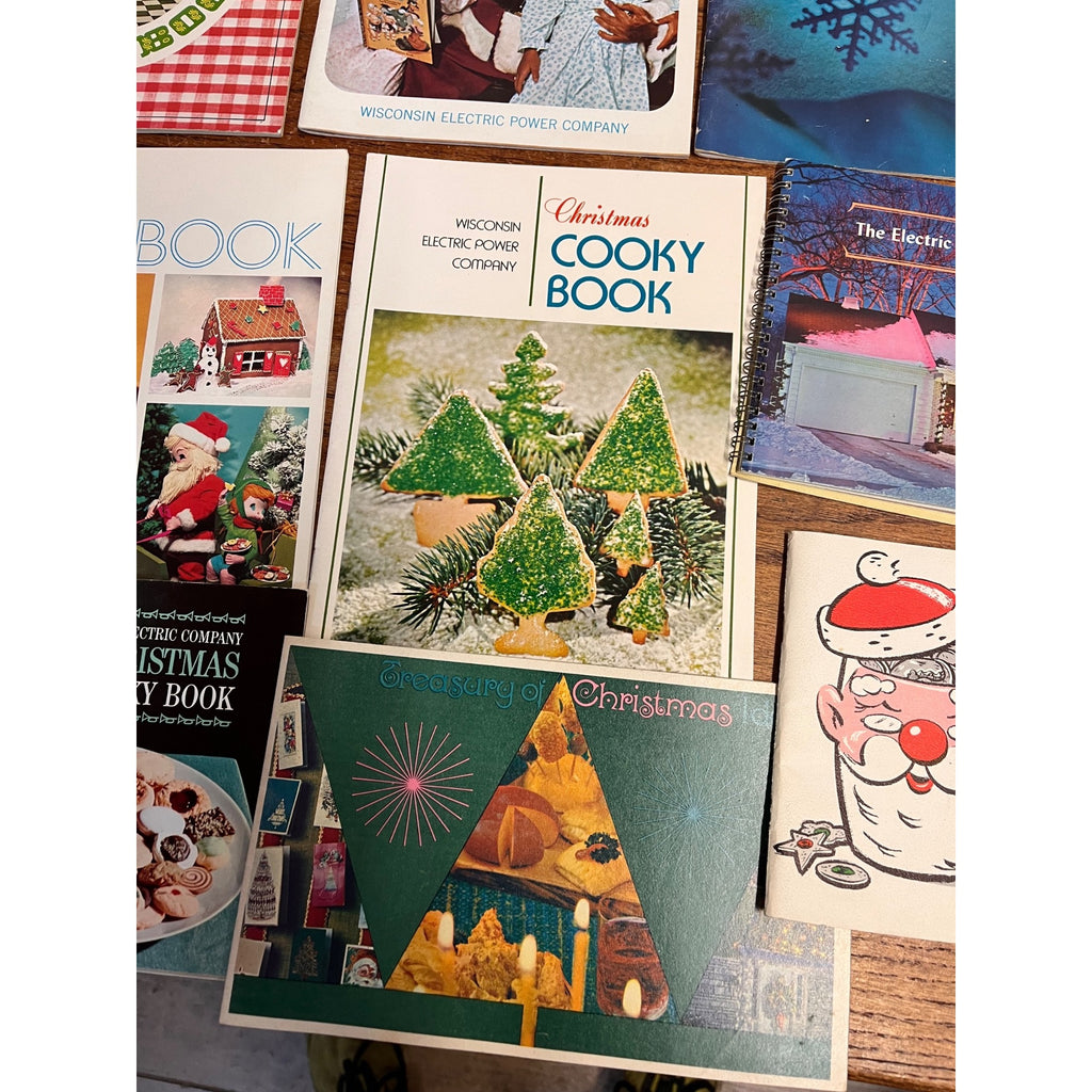 Vintage Wisconsin Electric Power Company Christmas Cooky Book Cookie Recipes Lot