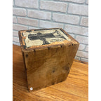 Vintage 1920s Klaxon Automobile Car Horn Advertising Wooden Crate Box Lovell McConnell
