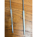 Vintage 1960s MCM Gabis Stainless Sweden Salad Fork And Spoon Set Nils Nisbel