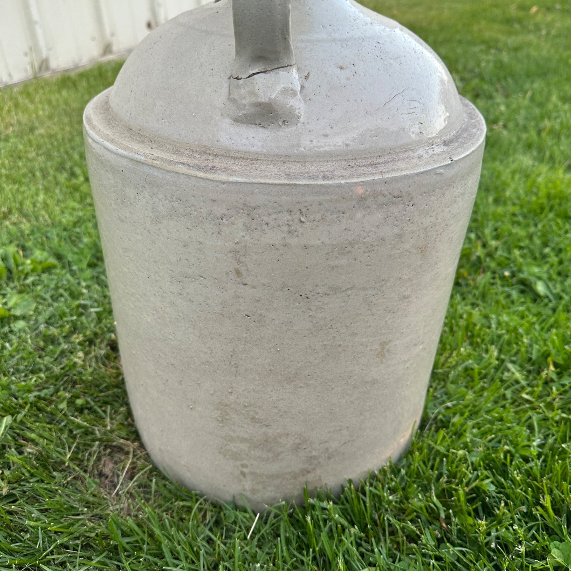 5 Gallon Stoneware Red Wing Jug Crock As-Is