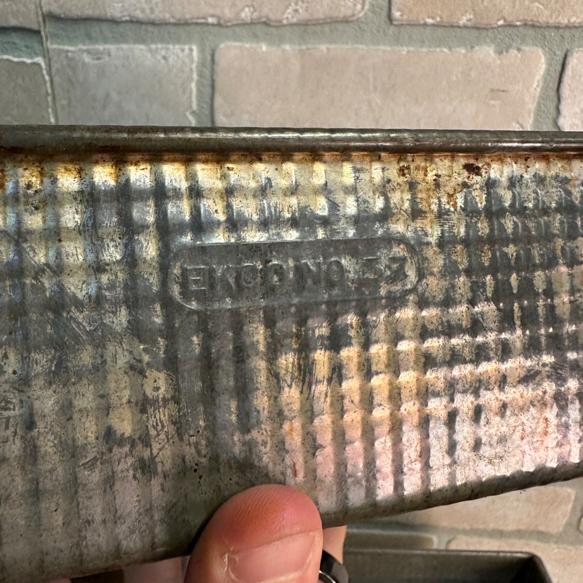 (3) Vintage Ovenex Cake Bread Pans Ekco 632, 47, 57 10" Kitchen decor  Tin
