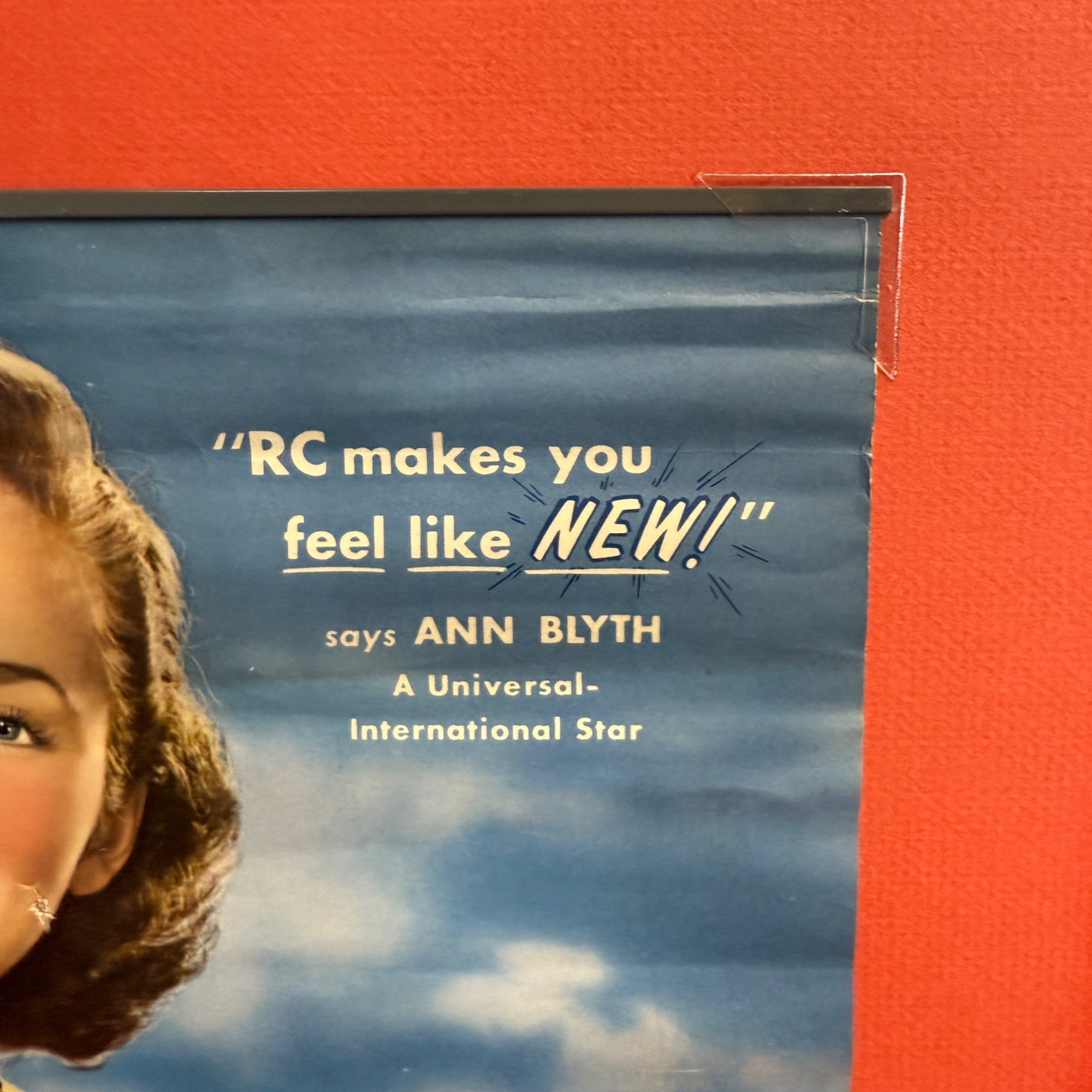 Vintage 1951 Royal Crown Cola Ann Blythe Advertising Calendar Rc Cola Soda Sign