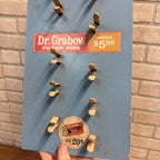 Dr Grabow Vintage Pipe Tobacco Smoking Display Stand Sign Retail Advertising.