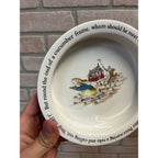Vintage Beatrix Potter Child's Bowl Dish 6.5" Wedgwood England Frederick Warne