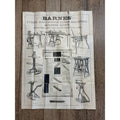 c.1900s Barnes Machinery Tools Advertising Saw Poster Hardware Antique