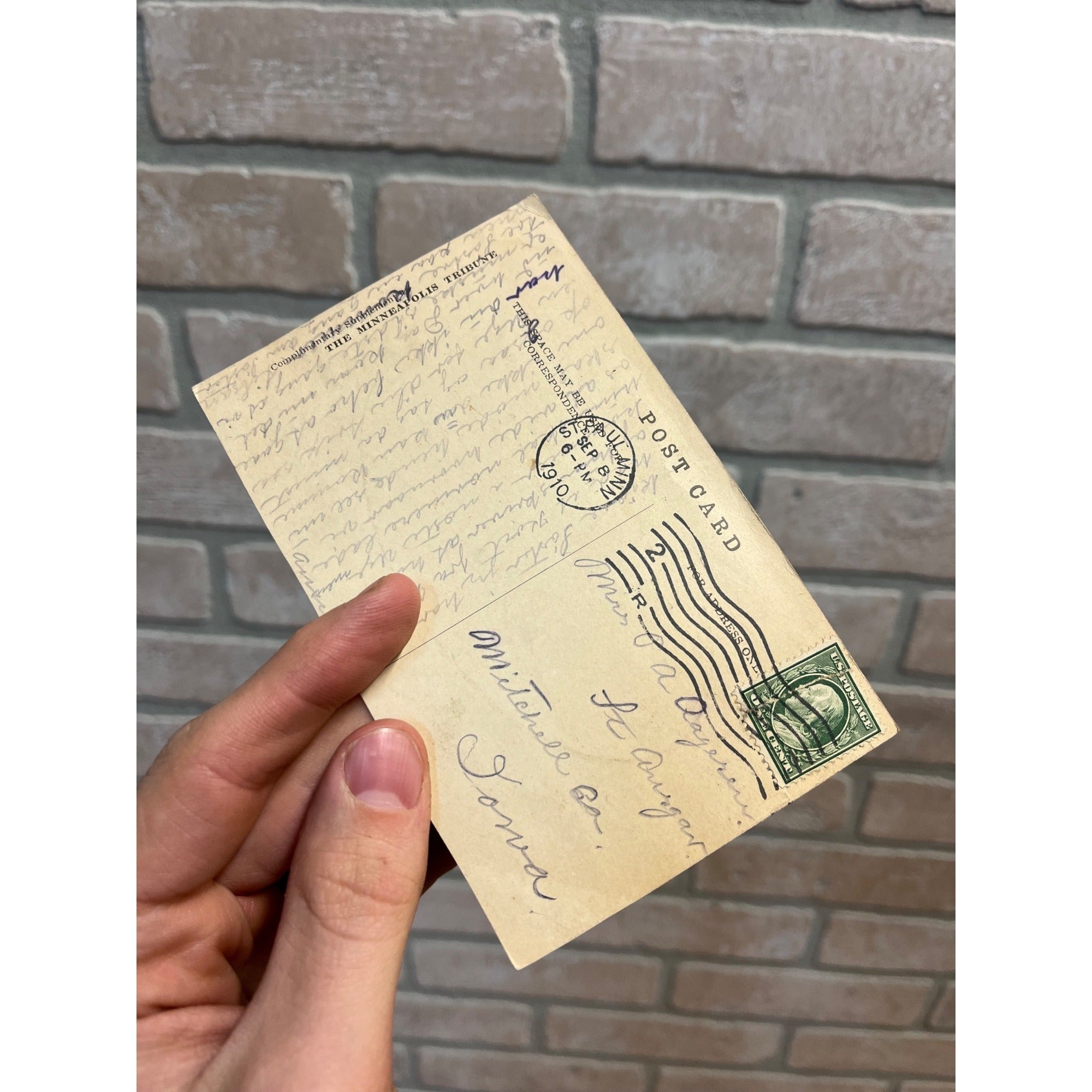 Minneapolis Makes Good Postcard Minnesota MN Minn. Beautiful Residences 1910