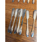 Vintage Rogers 1847 Flatware Service for (8) First Love Pattern Silverplate 56pc