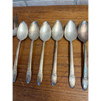 Vintage Rogers 1847 Flatware Service for (8) First Love Pattern Silverplate 56pc