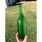 Vintage 1920s Geo. Rasmussen Co. Chicago, IL Quality Glass Soda Bottle Quart