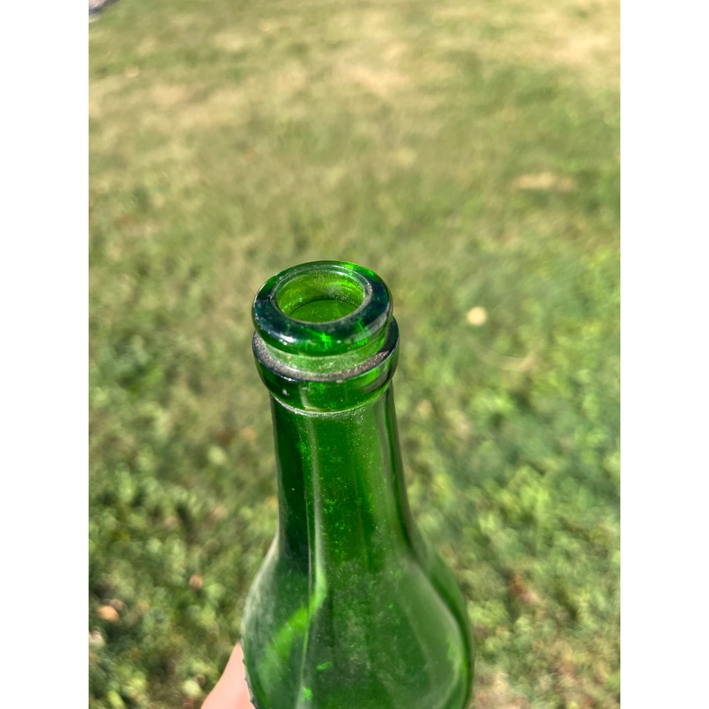 Vintage 1920s Geo. Rasmussen Co. Chicago, IL Quality Glass Soda Bottle Quart