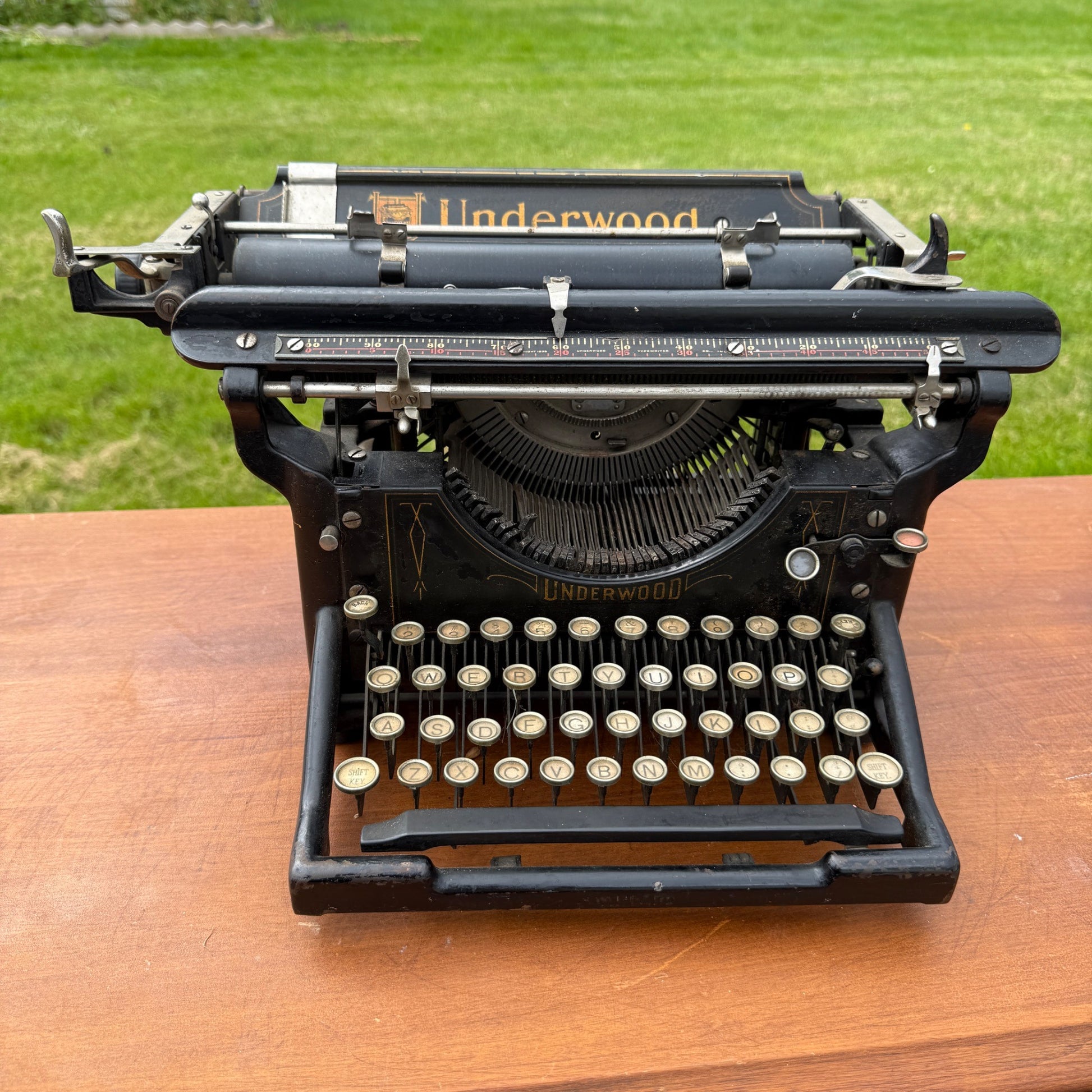 Antique Underwood Typewriter Cast Iron