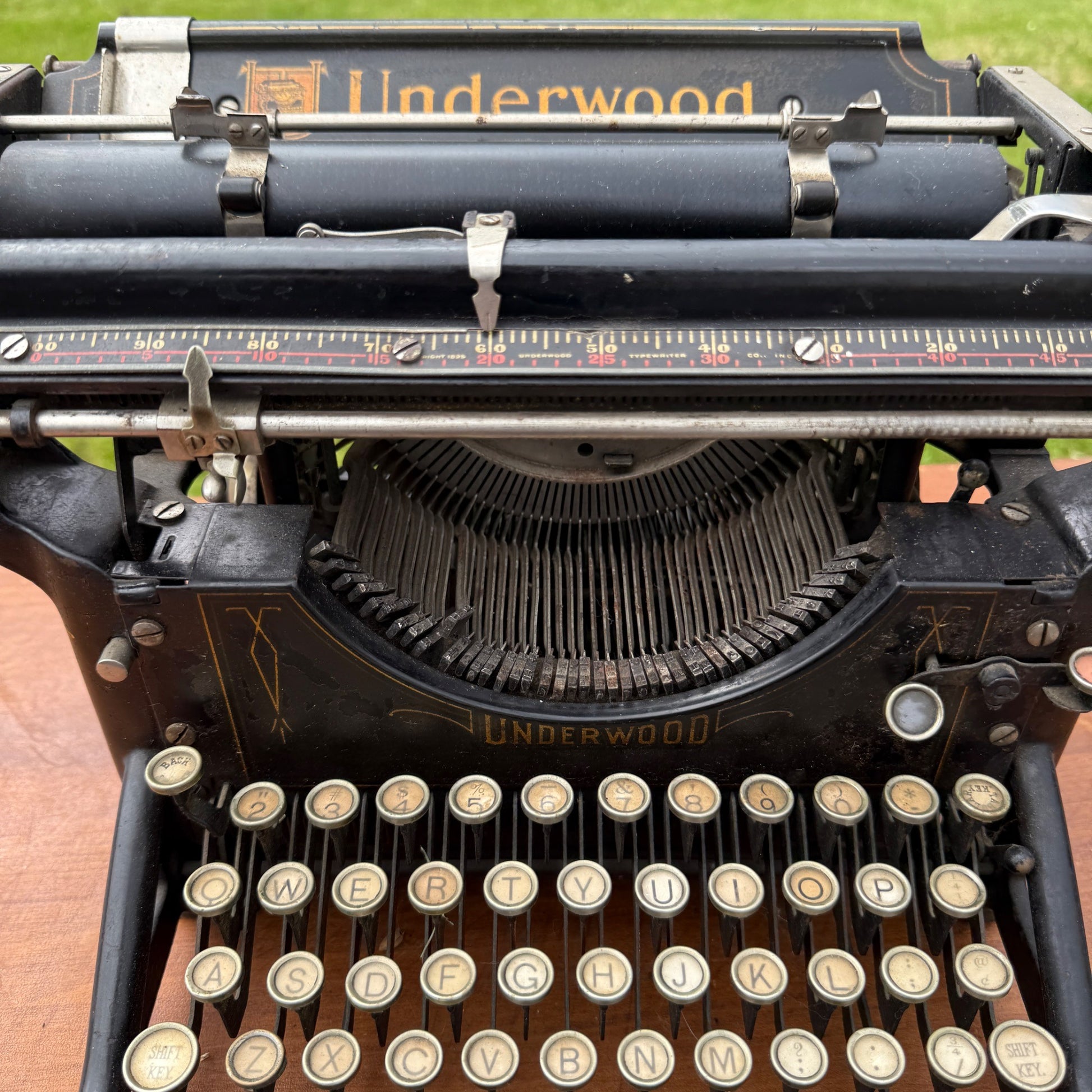 Antique Underwood Typewriter Cast Iron