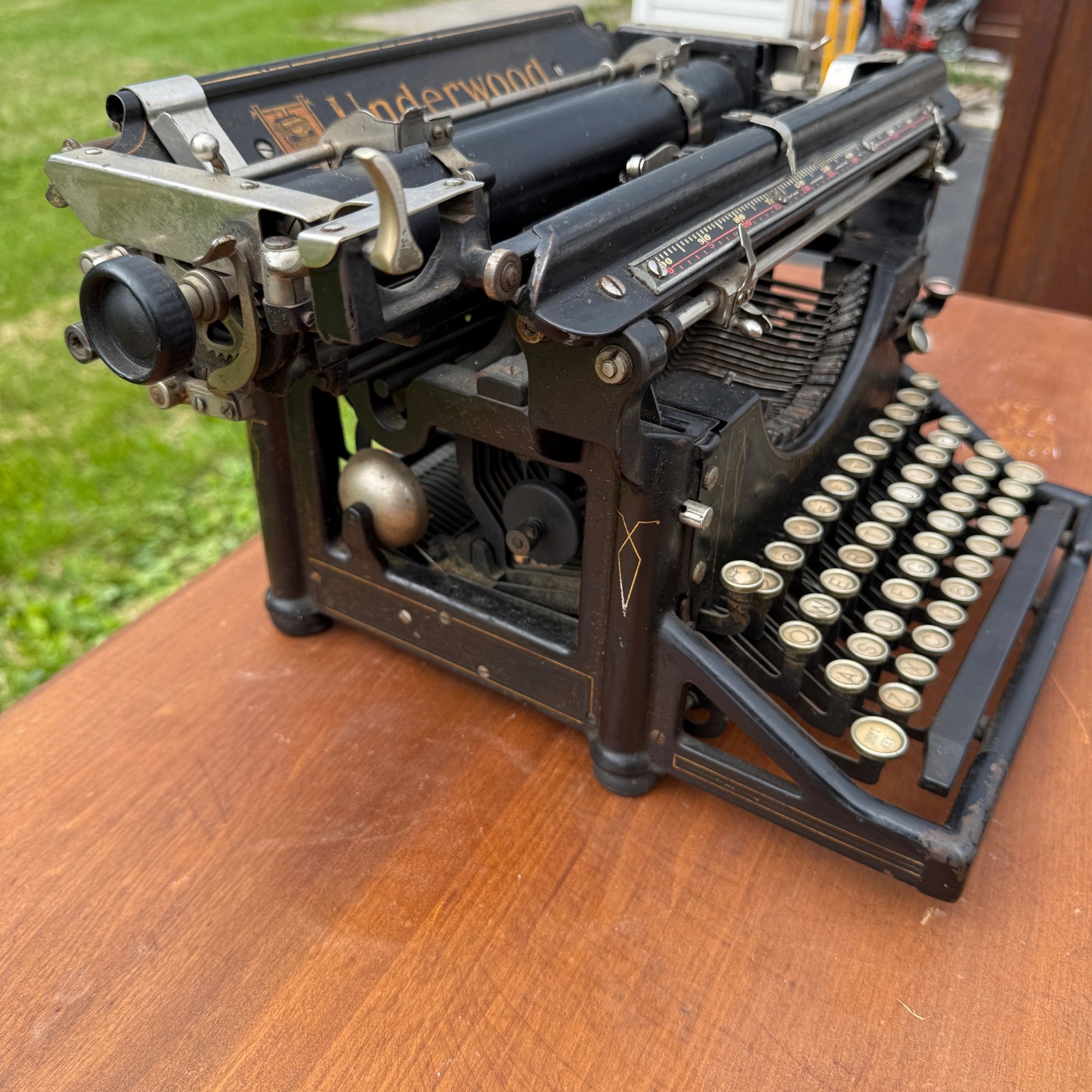 Antique Underwood Typewriter Cast Iron