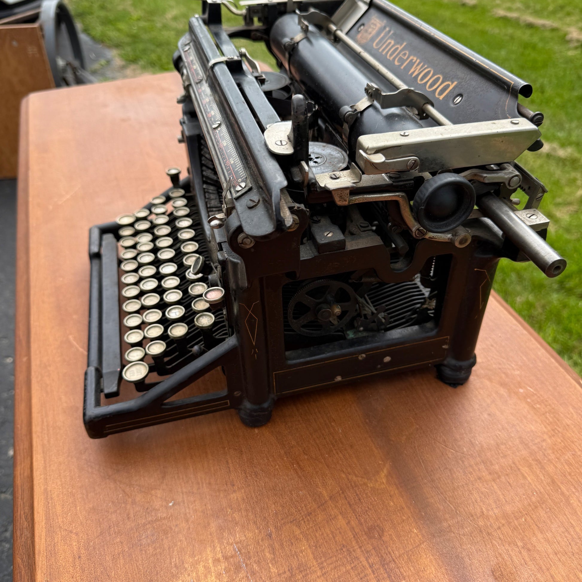 Antique Underwood Typewriter Cast Iron