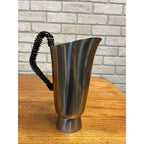 Vintage 1960s MCM Swedish Stainless Gense Mid-Century Modern Pitcher Ice Lip