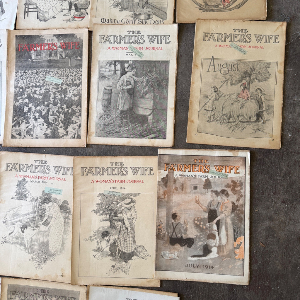 Antique The Farmer's Wife Magazine Lot 1900s Farm Journal Women's Ephemera 18