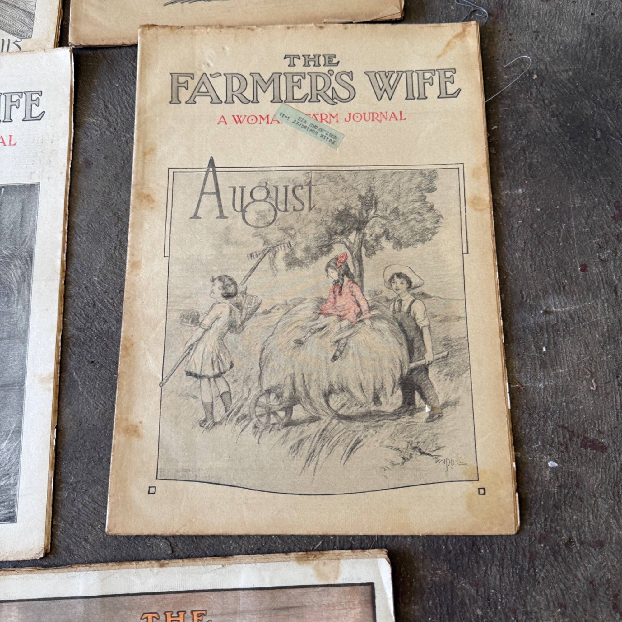 Antique The Farmer's Wife Magazine Lot 1900s Farm Journal Women's Ephemera 18