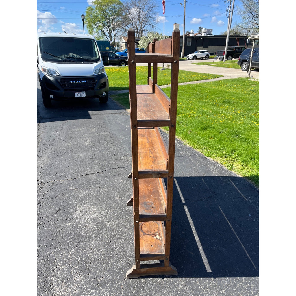 Vintage 1920s National Biscuit Co. General Store Display Bread Rack Shelf Wooden