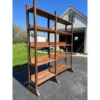 Vintage 1920s National Biscuit Co. General Store Display Bread Rack Shelf Wooden