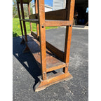 Vintage 1920s National Biscuit Co. General Store Display Bread Rack Shelf Wooden