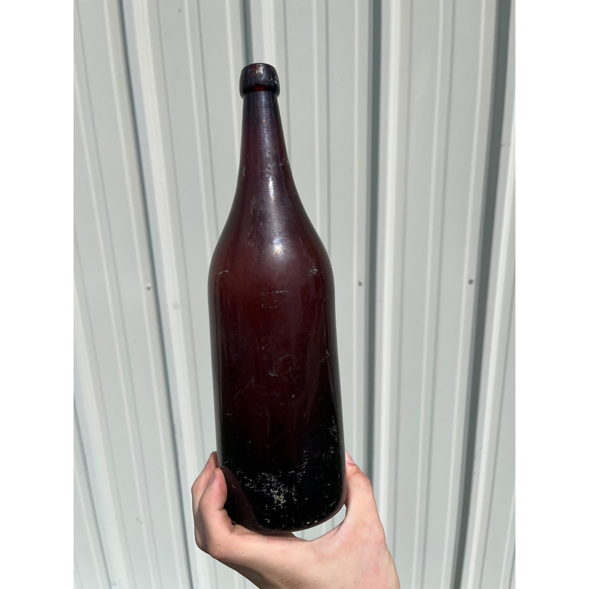 Pre-Pro Calumet Brewing Co Michigan Amber Beer Bottle Blob Quart