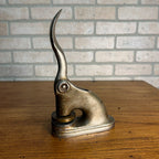 Vintage Steel Iron Notary Stamp Seal - Langlade Farmers Co-op Wisconsin