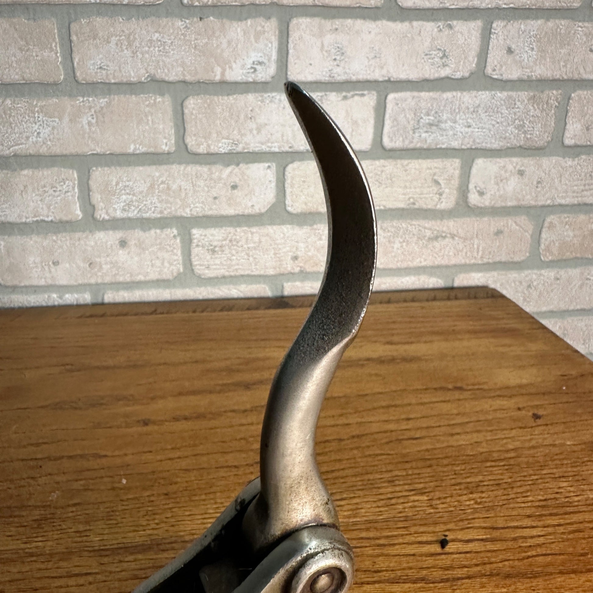Vintage Steel Iron Notary Stamp Seal - Langlade Farmers Co-op Wisconsin