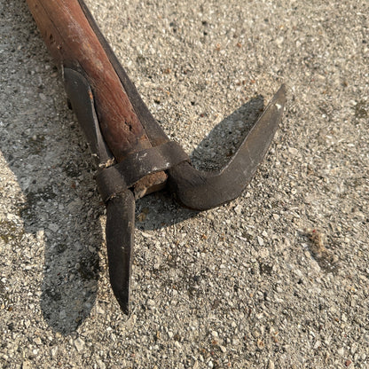 Antique  Pike Pole Hook Tool Logging Ice Harvesting Picaroon Hand Forged