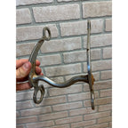 Antique Nickel-Plated Equestrian Horse Grazing Western Horse Mouth Bit