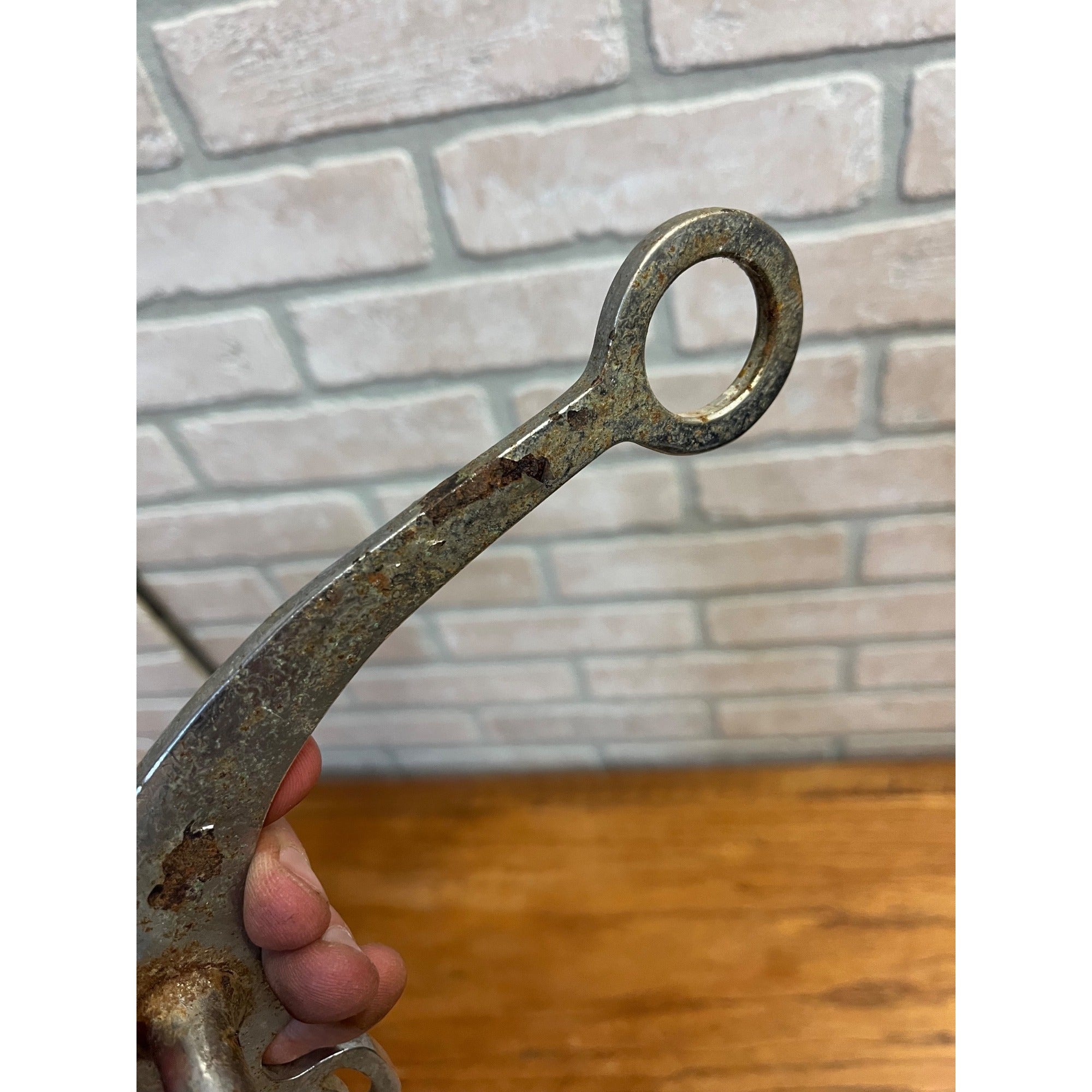 Antique Nickel-Plated Equestrian Horse Grazing Western Horse Mouth Bit