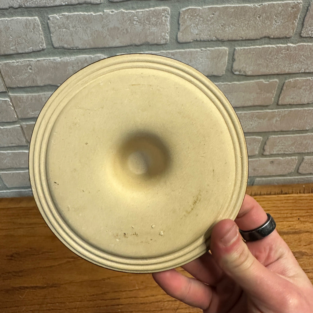 Vintage Cheese Crock Brown Stoneware Kitchen 40oz 5.25" x 5"