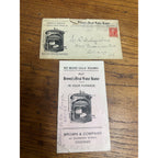 Vintage c1903 Brown's Rival Water Heater Catalog + Envelope Chicago Advertising