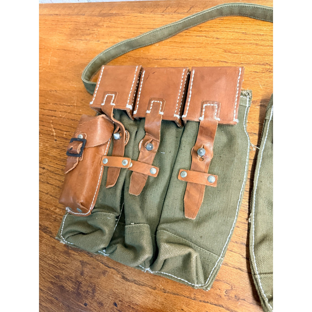 Reproduction Set (2) German WWII MP 44 Magazine Pouch Bags Pair WW2