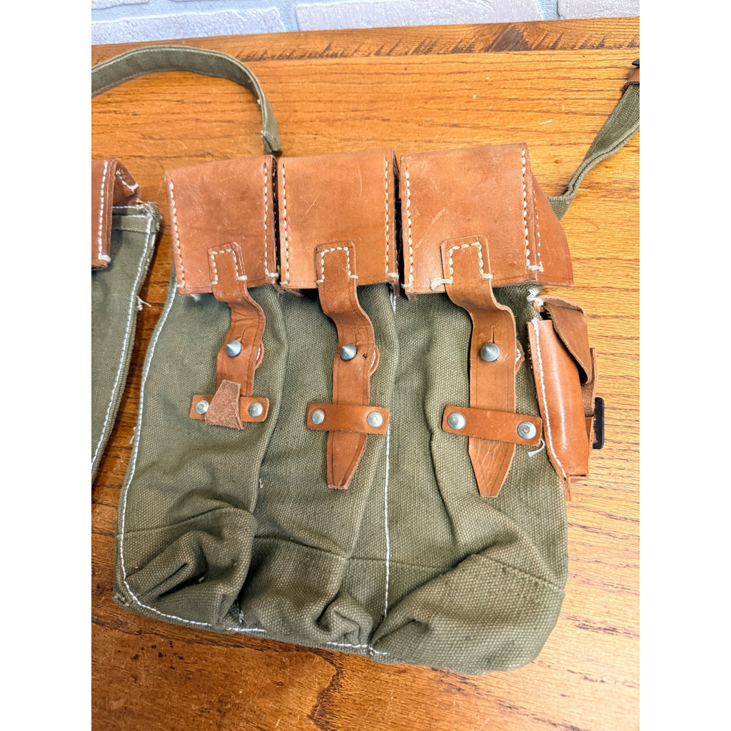 Reproduction Set (2) German WWII MP 44 Magazine Pouch Bags Pair WW2