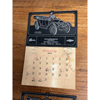 Vintage Chevrolet Chevy Advertising Calendar Signs Tichigan Lake Wis 1978-79