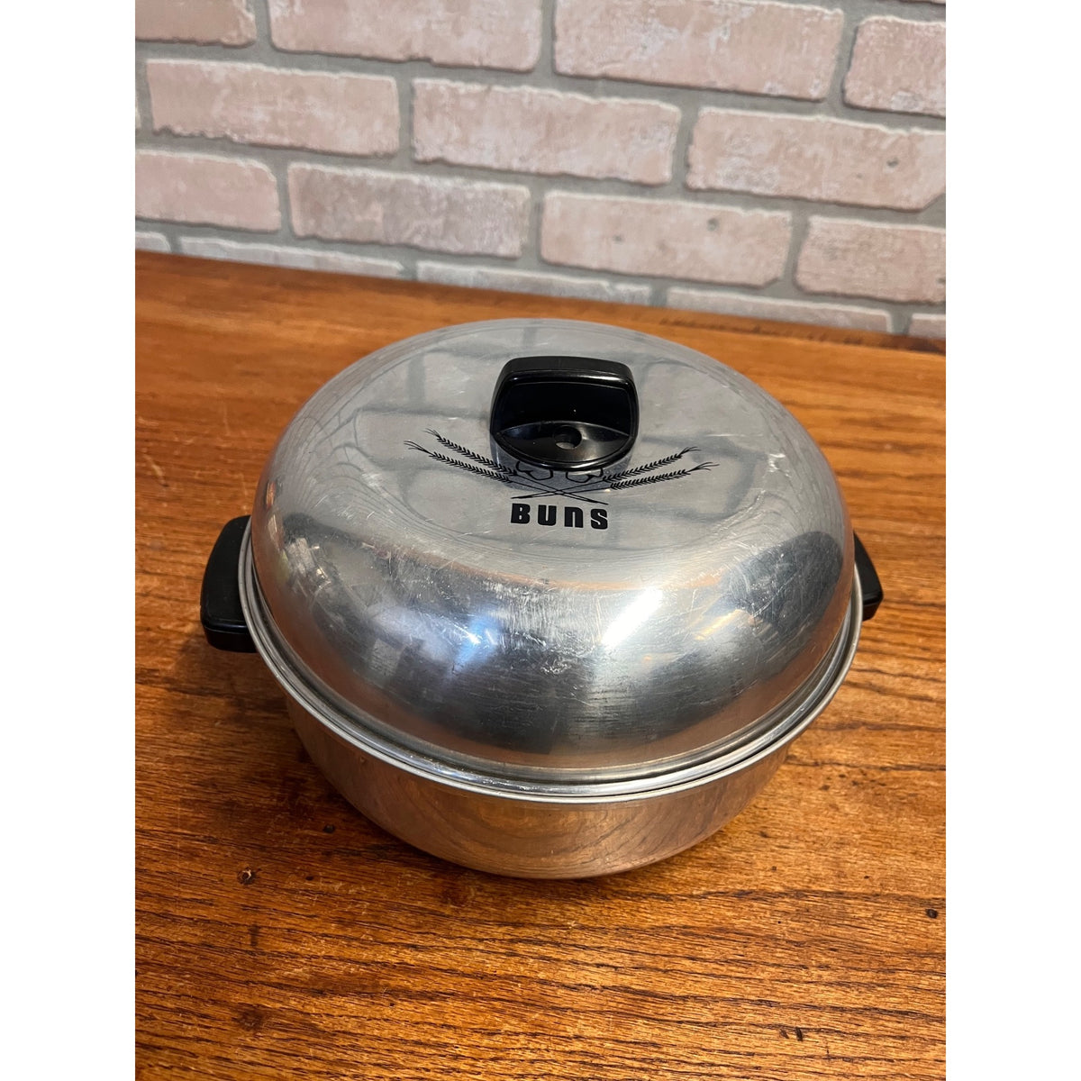 Vintage West Bend Aluminum 3 Piece Serving Oven Bun Bread Warmer