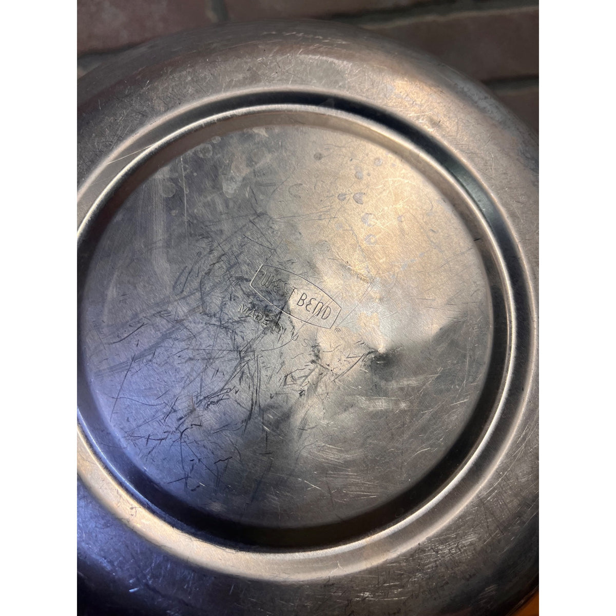 Vintage West Bend Aluminum 3 Piece Serving Oven Bun Bread Warmer