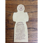 Trade Card Paper Doll Pozzoni Pharmacal St Louis Allen's Hygienic Fluid Measles