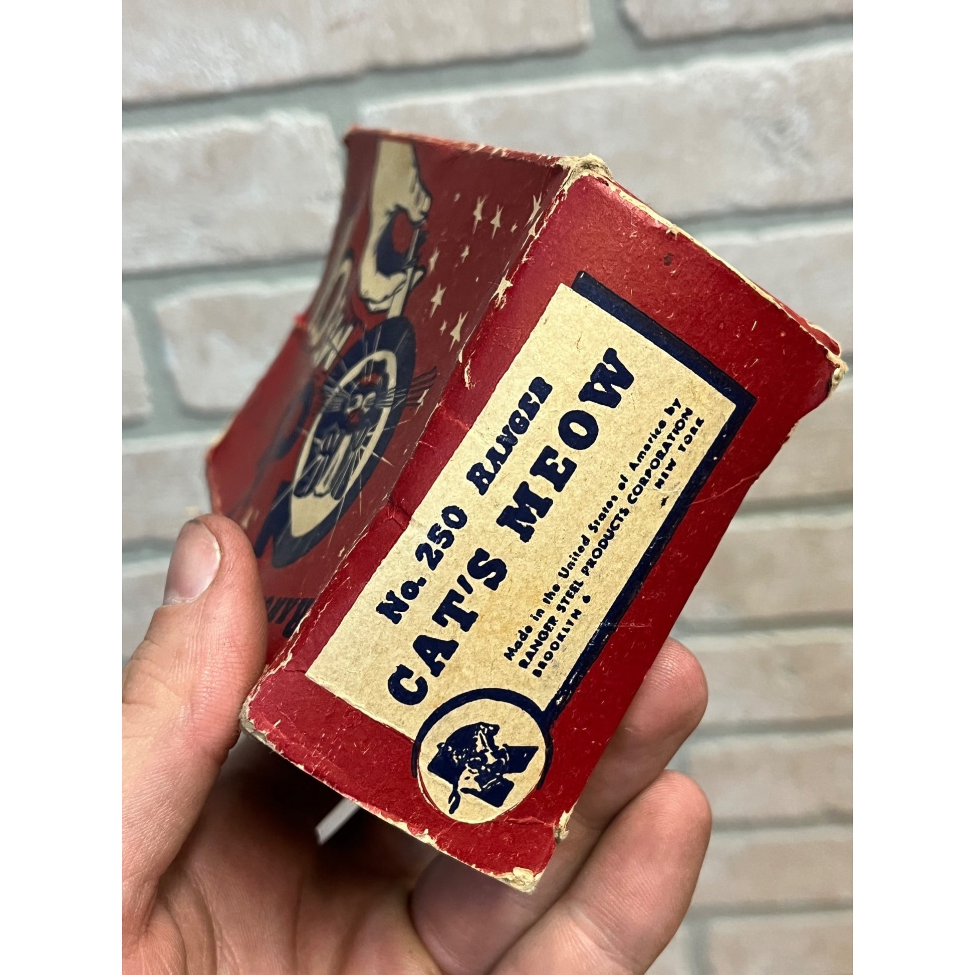 Vintage Halloween Ranger Cat's Meow Sparkler w/Original Box