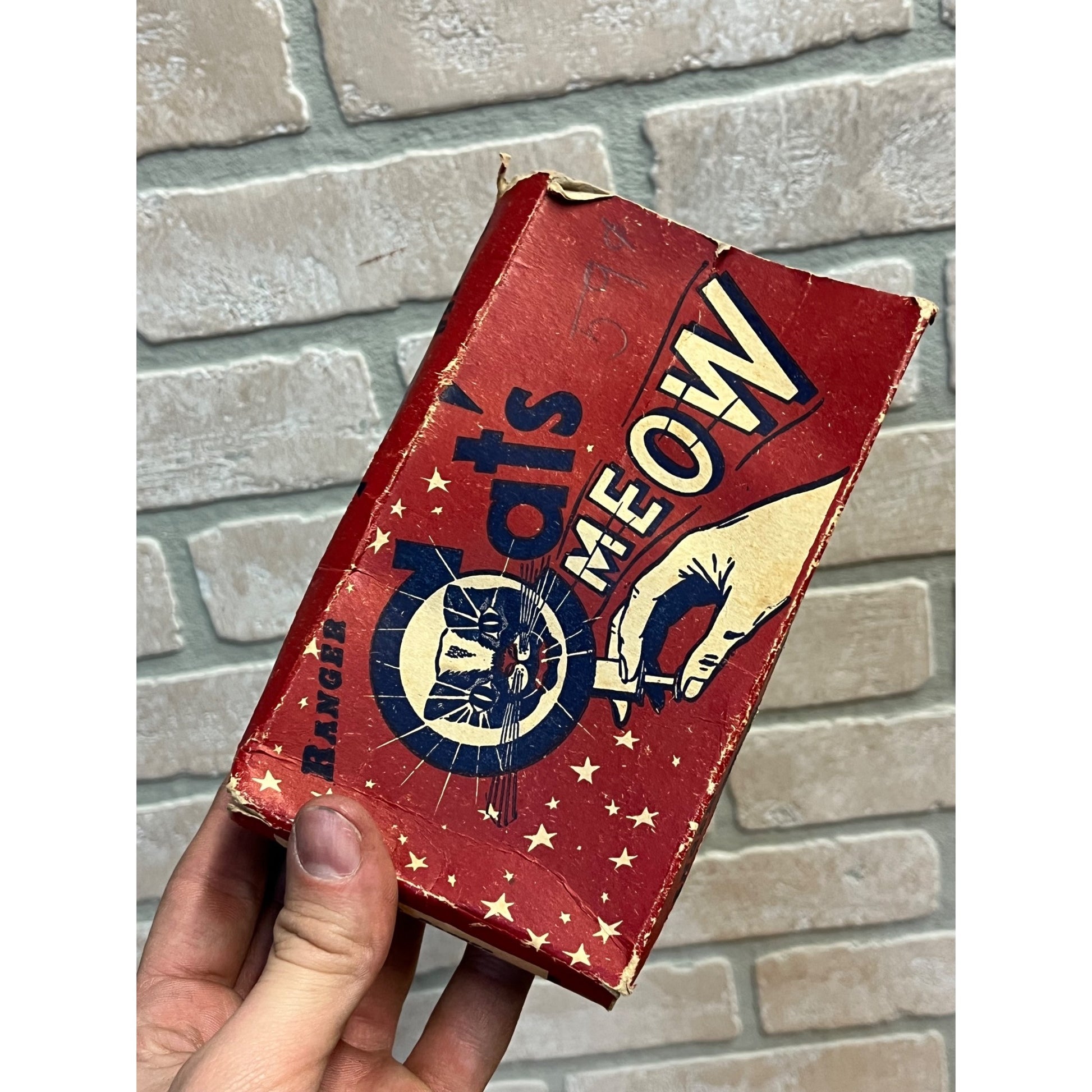 Vintage Halloween Ranger Cat's Meow Sparkler w/Original Box