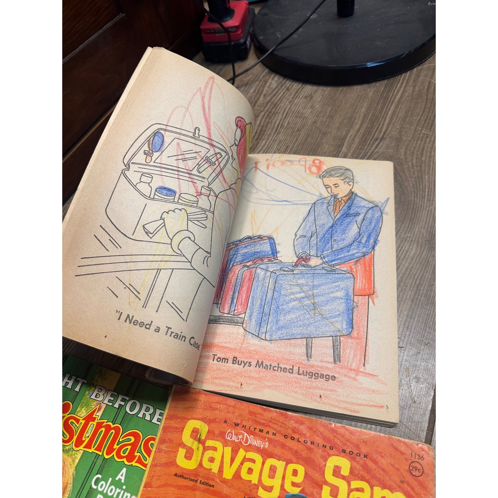 Vintage 1960s-1980s Children's Coloring Books Batman Aladdin Peanuts Disney ++