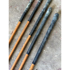 Set 5 Vintage Luther White H&B Wood Shaft Golf Clubs Irons Hickory Era Antique