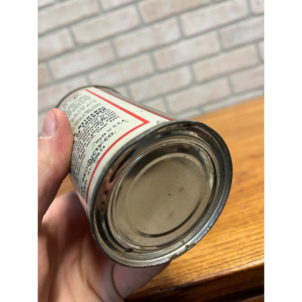 Vintage Mitchell's Fuel Line Gas Line Anti Freeze Tin 12 Fl Oz Chicago Illino Is