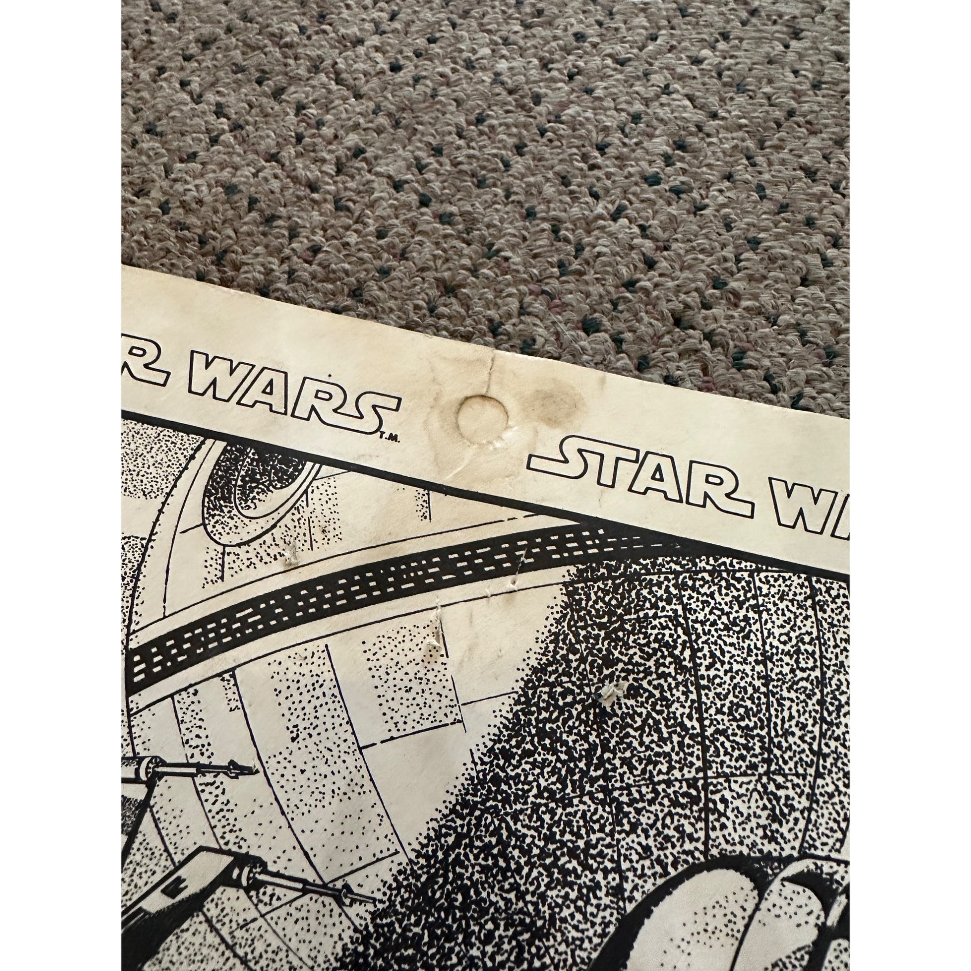 Vintage 1978 Star Wars Craft Master Art Poster Set Chewbacca Vader w/ Original Markers